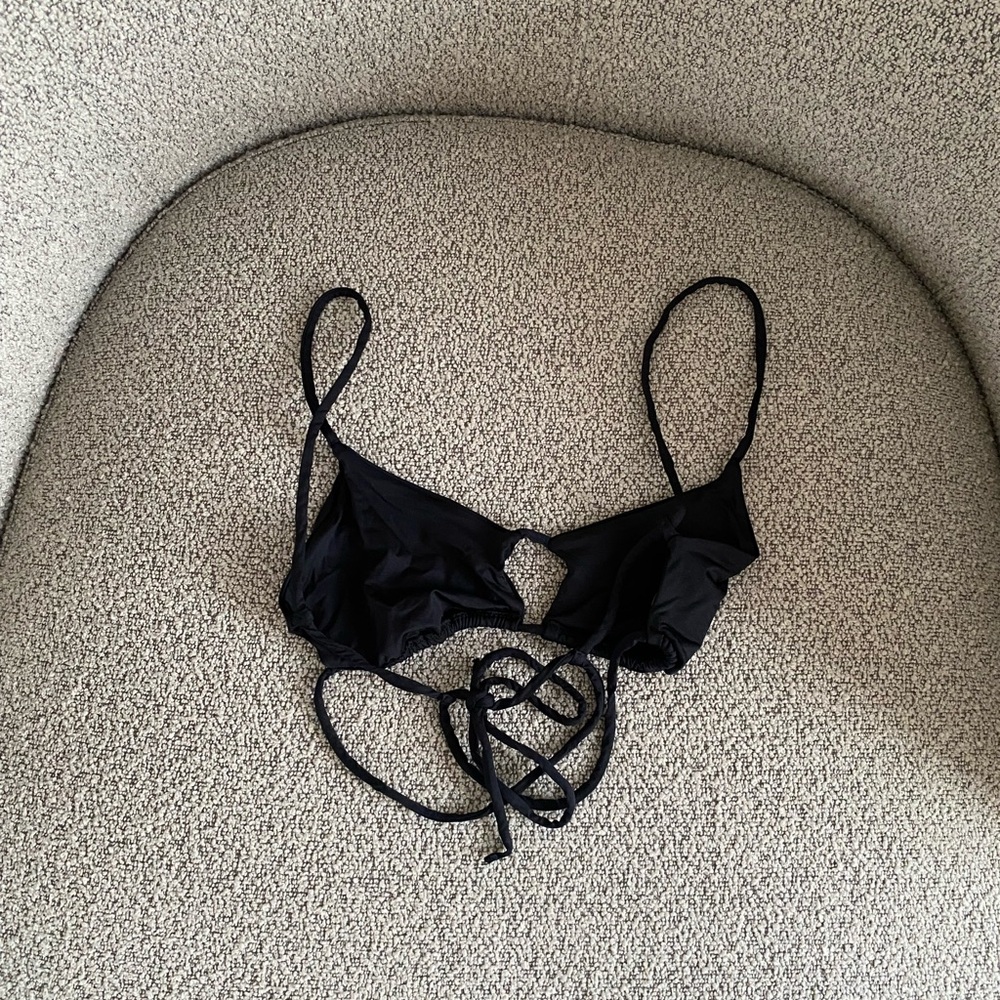 Monica Hasen Beachwear Black Bikini Top